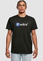 Mister Tee PUSHIN P ROUND NECK - T-Shirt print - black/schwarz - Zalando.de