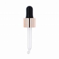 GL18 Smooth Wall Rose Gold Cosmetic Pipette (Custom Colour) Black ...