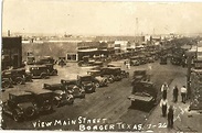 Downtown Borger, Texas Vintage Images.