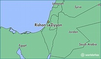 Where is Rishon LeZiyyon, Israel? / Rishon LeZiyyon, Central District ...