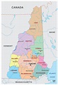 Mapas de Nuevo Hampshire - Atlas del Mundo