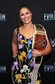 RONDA ROUSEY at WWE’s First Ever All-women’s Event Evolution in ...