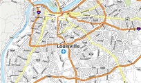 Map of Louisville KY - GIS Geography