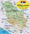 Map of Serbia (Country) | Welt-Atlas.de