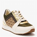 MICHAEL KORS Zapatilla Urbana Mujer Cuero Dorada | falabella.com