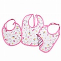 Trio de Baberos para bebé en color rosa | Landi Baby®