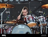 May 18, 2008 - Columbus, Ohio; USA - Drummer MIKE LUCE of the band ...