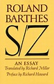 S/Z: An Essay by Roland Barthes | Goodreads