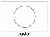 Desenhos de A Bandeira Nacional do Japão para Colorir e Imprimir ...
