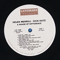 Helen Merrill / Dick Katz - A Shade Of Difference - Vinyl Pussycat Records