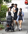 The Ashes: Pat Cummins steps out in Brisbane with fiancée Becky and son ...