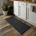 Mainstays Cushioned Solid Kitchen Mat, Rich Black, 20"x45" - Walmart ...