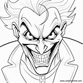 Dibujo 19 de Joker para colorear