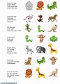 Animals interactive and downloadable worksheet. You can do the ...