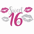 Sweet Sixteen Birthday Sweet 16 PNG Image - Picpng
