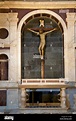 Crucifijo de madera, por Brunelleschi, Gondi capilla, Iglesia de Santa ...