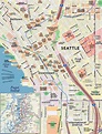 Plan et carte de Seattle : carte hors-ligne et carte détaillée de la ...