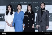 15 February 2019 - Seoul, South korea : (L to R) South Korean actors Go ...