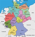 Tolle politische Landkarte Deutschland kostenlos