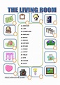 Things In The House Worksheets