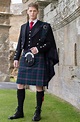 Scottish National Tartan with Prince Charlie Silver Button Jacket and ...
