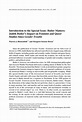 (PDF) Introduction to the Special Issue: Butler Matters: Judith Butler ...