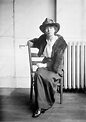 Christabel Pankhurst, British suffragette leader - Stock Image - C036 ...