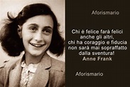 Le frasi più belle dal Diario di Anna Frank | Aforismario