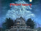 Original Fright Night Movie Poster - Horror - Tom Holland - Vampire