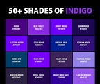 50+ Shades of Indigo Color (Names, HEX, RGB, & CMYK Codes ...