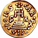 Sou d'or - Grimoald III et roi Charlemagne - Bénévent – Numista