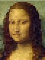 "Mona Lisa Pixel Art" Art Print for Sale by Feelklin | Redbubble
