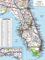Large Detailed Roads And Highways Map Of Florida State With All Large ...