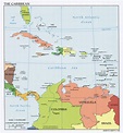 Map of the Caribbean (Political Map) : Worldofmaps.net - online Maps ...