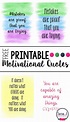 Get Motivated + Free Printable Quotes | Sara J Creations