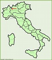 Monza location on the Italy map - Ontheworldmap.com