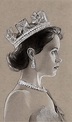 Claire Foy as Queen Elizabeth (The Crown Drawing) by julesrizz | Crown ...