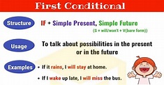 The First Conditional: A Complete Grammar Guide • 7ESL
