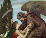 Evelyn De Morgan Angel of Death Giclee Print Reproduction - Etsy