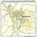 Aerial Photography Map of Coshocton, OH Ohio