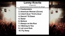 Lenny Kravitz Setlist - Meadowbrook Music Festival - Rochester Hills ...