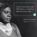 Mary Mcleod Bethune Famous Quotes - FAMOUSEC
