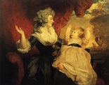 1784, 1786 (exhibited) Duchess of Devonshire with her infant daughter ...