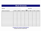 40 Free Employee Schedule Templates (Excel & Word) ᐅ TemplateLab
