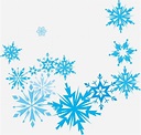 Snowflake Winter Vector Hd Images, Cartoon Hand Painted Snowflake ...