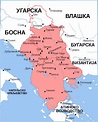 Serbian Empire at it's peak in 1355 vs modern day Serbia : r/MapPorn