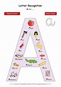 Alphabets With Pictures Worksheet