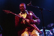 Greatest guitarists . Albert King concert pictures from 1992