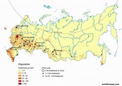 Russia data and statistics - World in maps