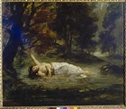 The death of the Ophelia - Ferdinand Victor Eugène Delacr as art print ...